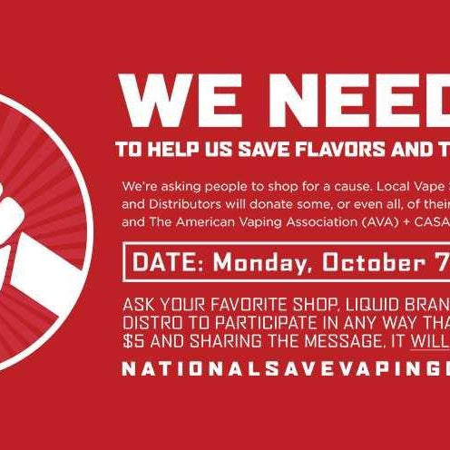 National Save Vaping Day is October 7th! My Vpro