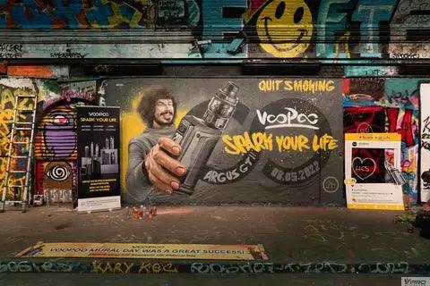 VOOPOO Creates the World's Biggest Vape Graffiti with Famous Graffiti Artist My Vpro