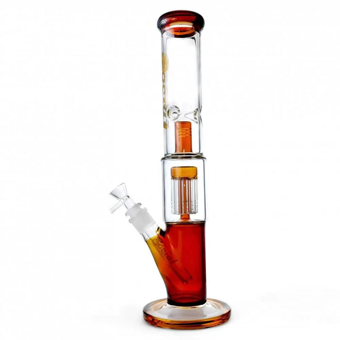 Social Glass - 15" Tree Perc Cylindrical Water Pipe | Inhale Nature's Essence