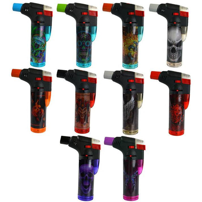 Smokezilla XXL Light-Up Refillable Electronic Butane Torch