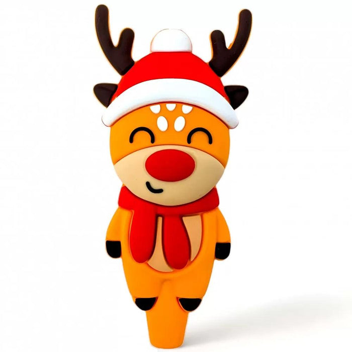 4.5" Hoof 'n' Puff - Silicone Reindeer Hand Pipe