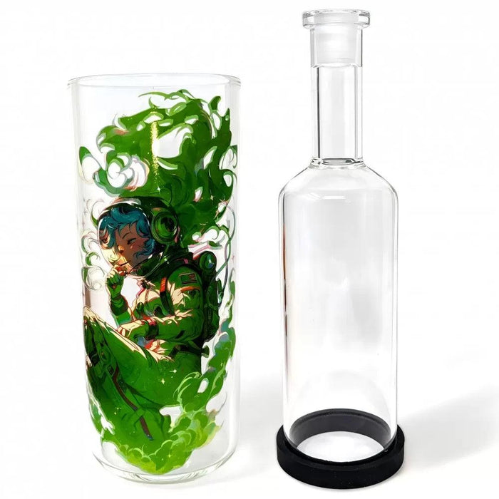 On Point Glass - 8" Burning Canopy Gravity Water Pipe | Green Flames Design