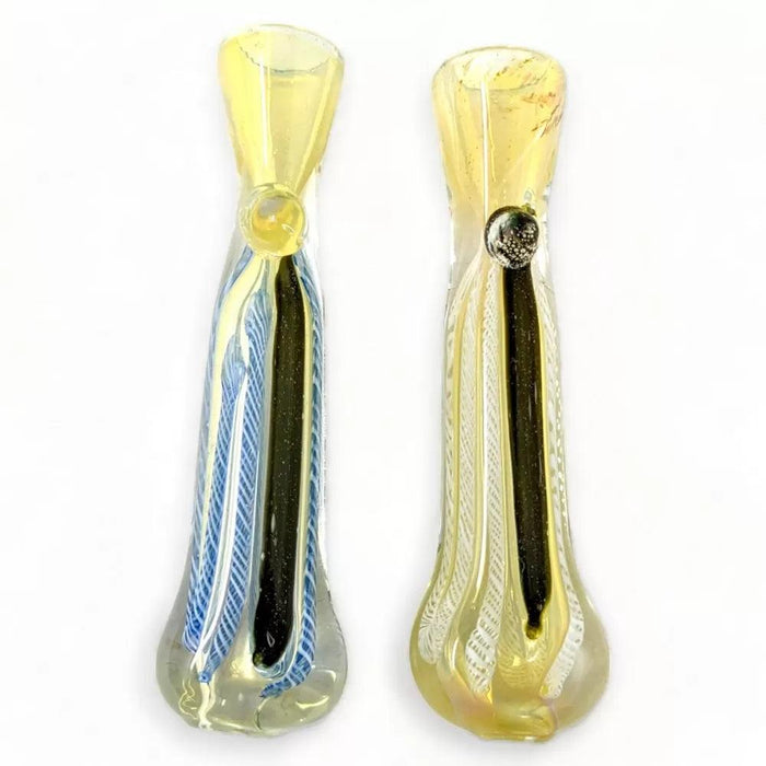 3" Radiant Threads Gold-Fumed Dicro Net Chillum Hand Pipes