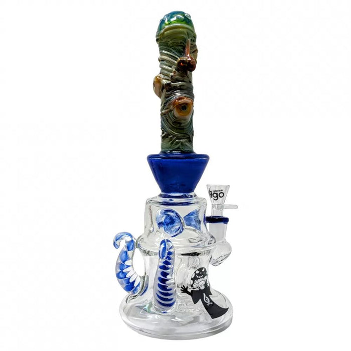 BIIGO Glass by Lookah - 12" Poly-Optic Horn Water Pipe