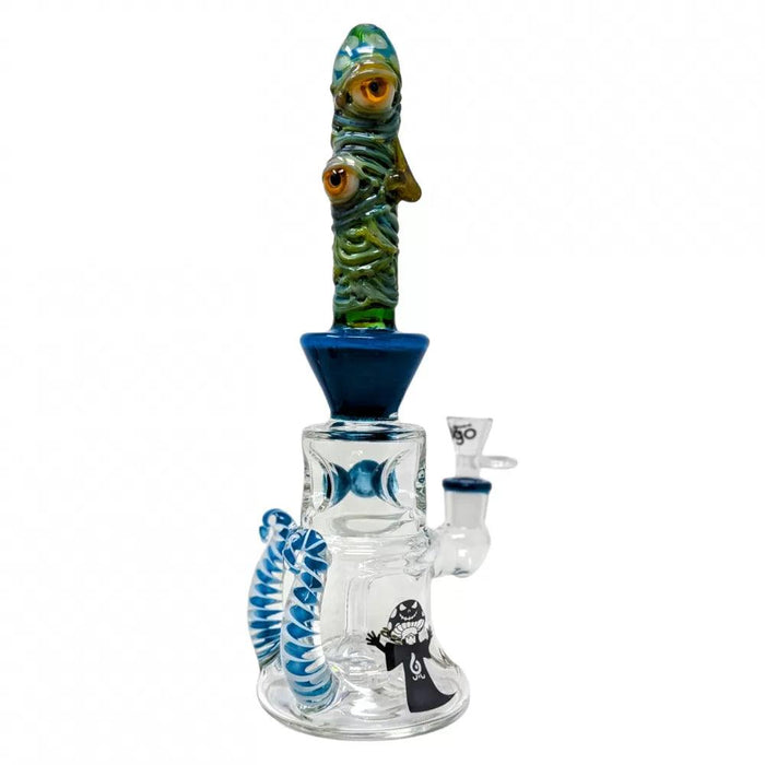 BIIGO Glass by Lookah - 12" Poly-Optic Horn Water Pipe