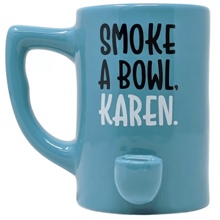 High Point Ceramic Green Smoke A Bowl Karen Mug Hand Pipe