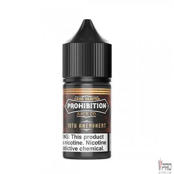 18th Amendment - Prohibition Juice Co. Salt 30mL Prohibition Juice Co.