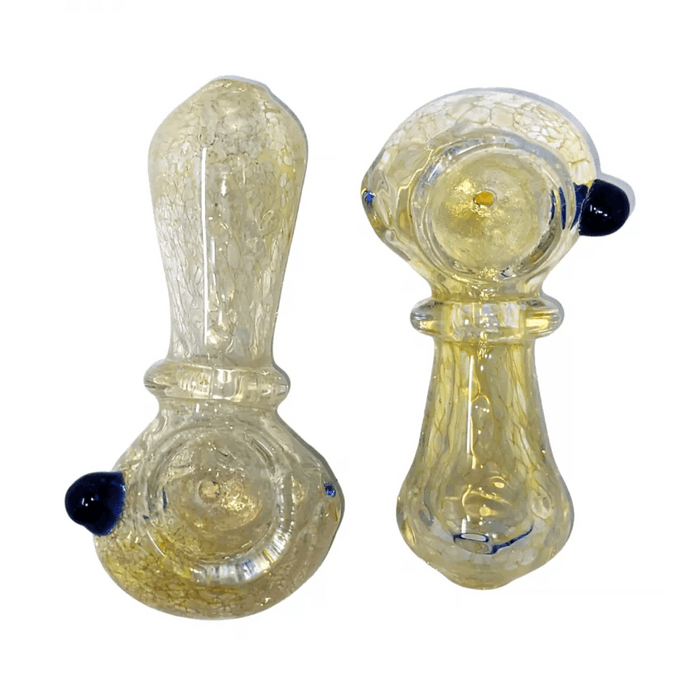 3.25" Single Rim Silver Fumed Hand Pipe