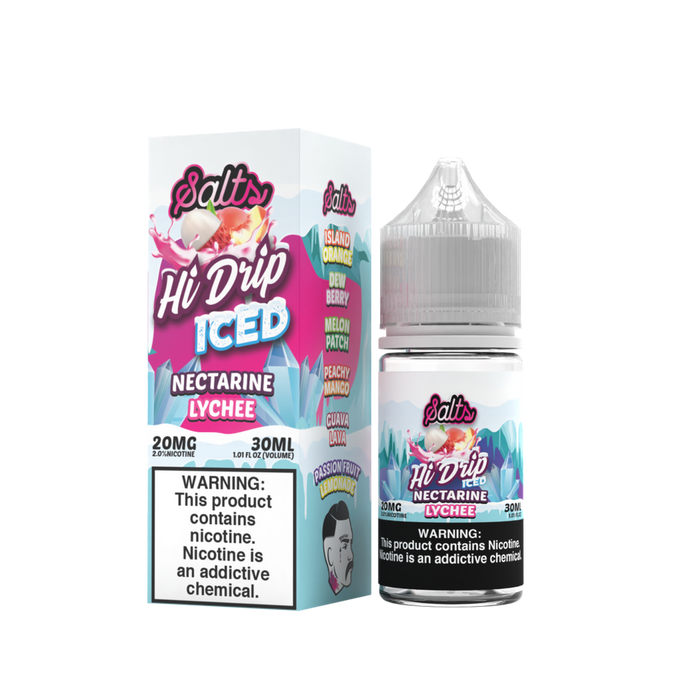 Nectarine Lychee ICED - Hi-Drip Salts 30mL