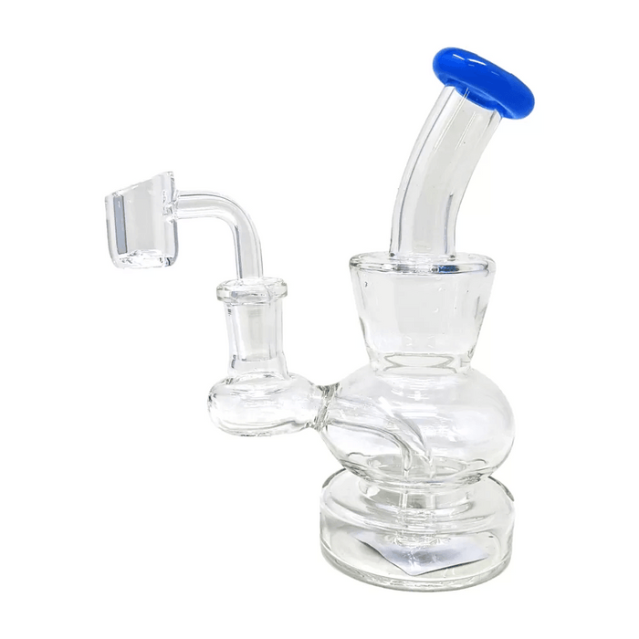 6.5" Assorted Mini Geometrically Stacked Water Pipe Rig