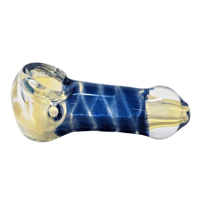 2.5" Gold Fumed Heavy Body Art Hand Pipe - Pack of 2