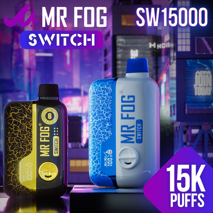 Mr Fog Switch SW15000 Puffs 5% Disposable 12mL