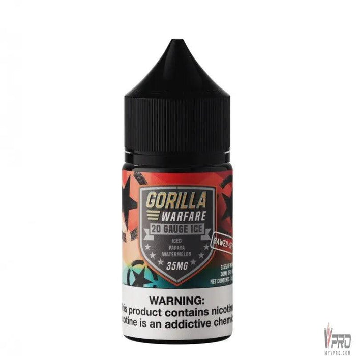 20 Gauge Ice -Gorilla Warfare SAWED-OFF Salt Nic 30mL Gorilla Warfare