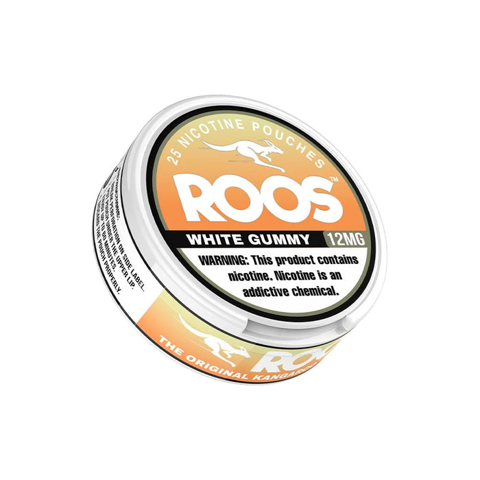 White Gummy - Roos Nicotine Pouches (25ct Can)