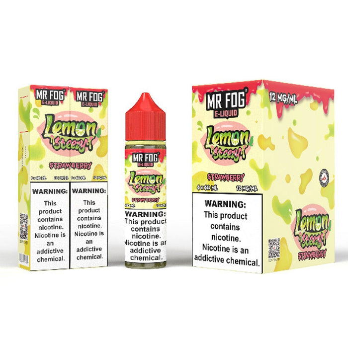 Lemon (Strawberry) - Mr Fog Steezy E-Liquid 60mL