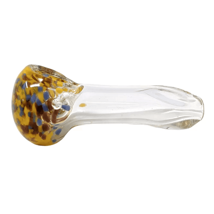 2.5" Mix Frit Art Hand Pipe - Compact and Colorful - Pack of 2