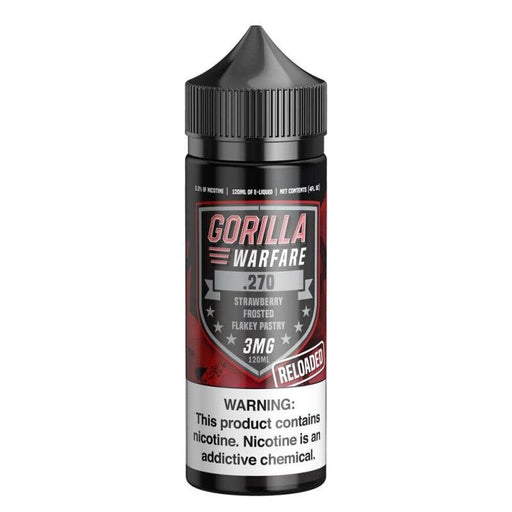 .270 Reloaded (Strawberry Frosted Flakey Pastry)-Gorilla Warfare E-Liquid 120ML Gorilla Warfare