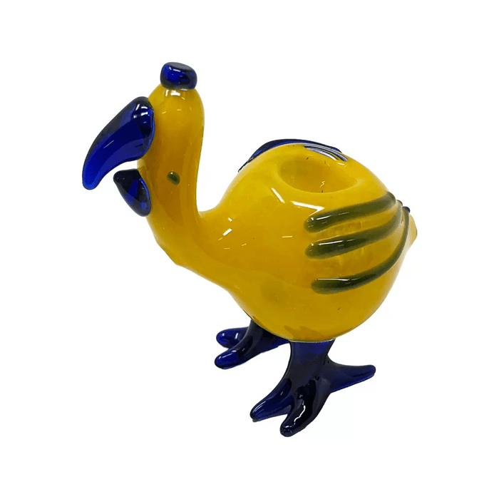 Walking Hen Glass Hand Pipe – Unique Animal-Themed Smoking Accessory