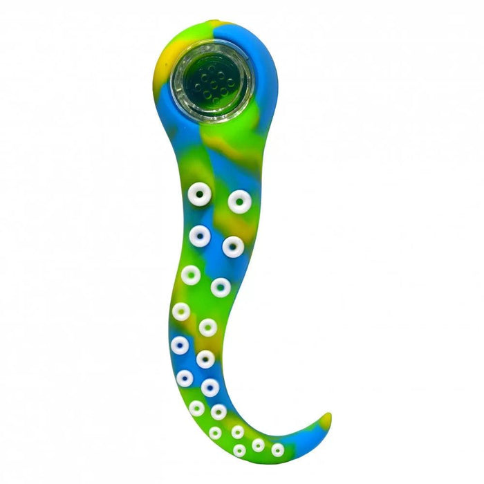 4.5" Tentacle Style Silicone Hand Pipe