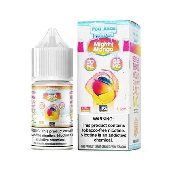 Mighty Mango Freeze - POD Juice Synthetic Nic Salt 10mg/30mL Pod Juice