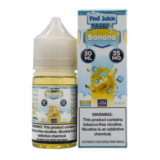 Banana Freeze - POD Juice Synthetic Nic Salt 10mg/30mL Pod Juice