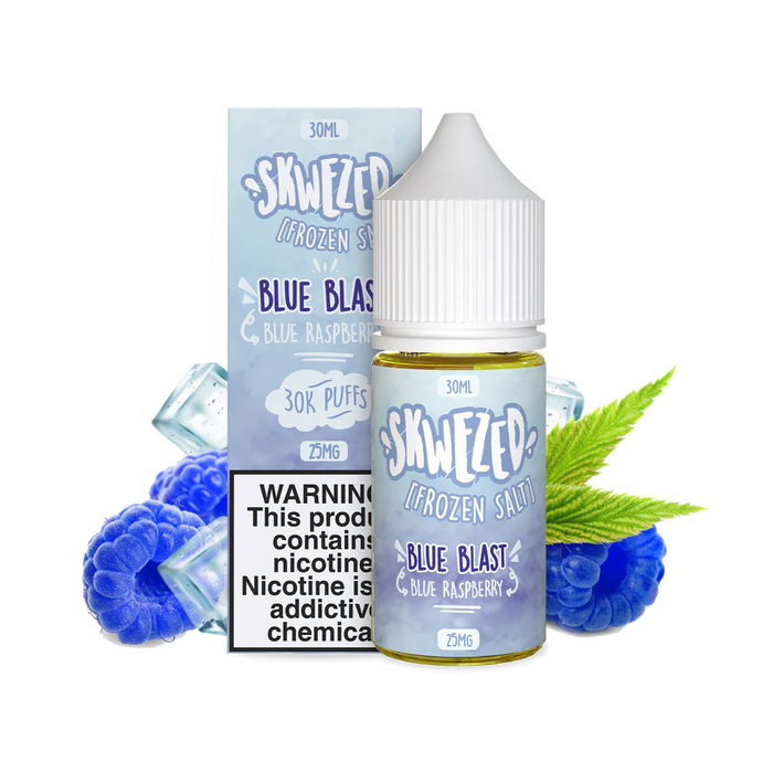 Frozen Blue Raspberry Salts - Skwezed 30mL