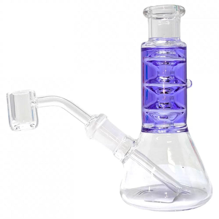 5.5" Glycerin Filled Mini Water Pipe W/ Banger