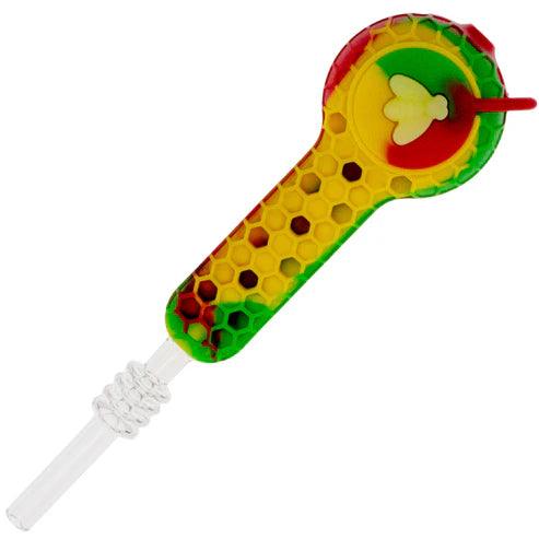 Stratus 2 In 1 Silicone Pipe For Dry & Wax - Fun Halloween Gift