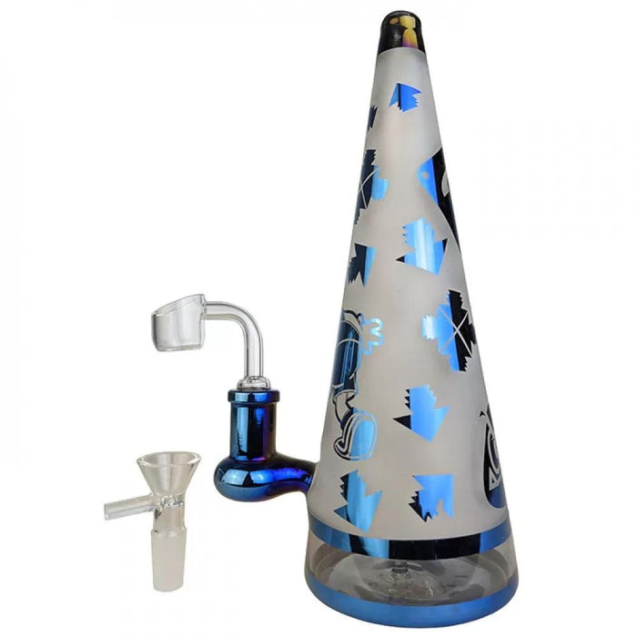 9.5" SandB Games Decal Cone BangerH Waterpipe 14F