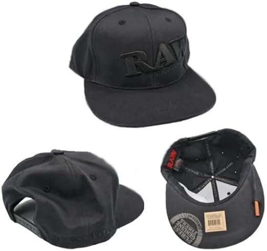 RAW Classic Brim Black On Black Baseball Cap