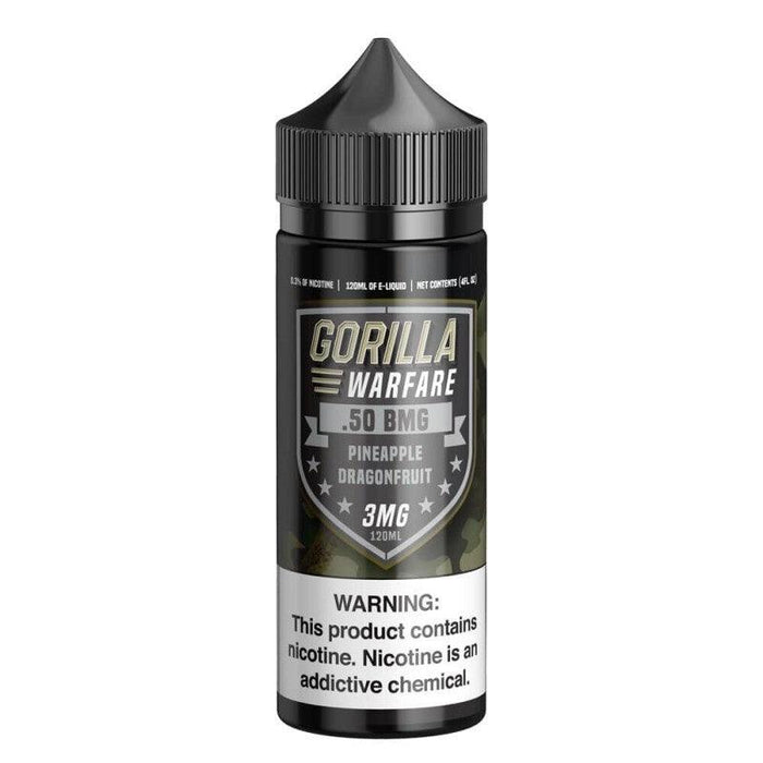 .50 BMG (Pineapple Dragonfruit)-Gorilla Warfare E-Liquid 120ML Gorilla Warfare