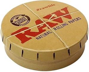 RAW Metal Round Tin - Small Carrying Case