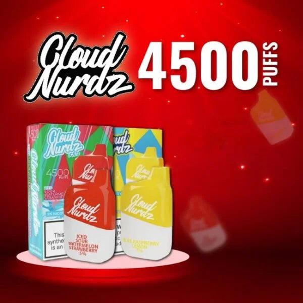 CLOUD NURDZ 4.5K Puffs Disposable