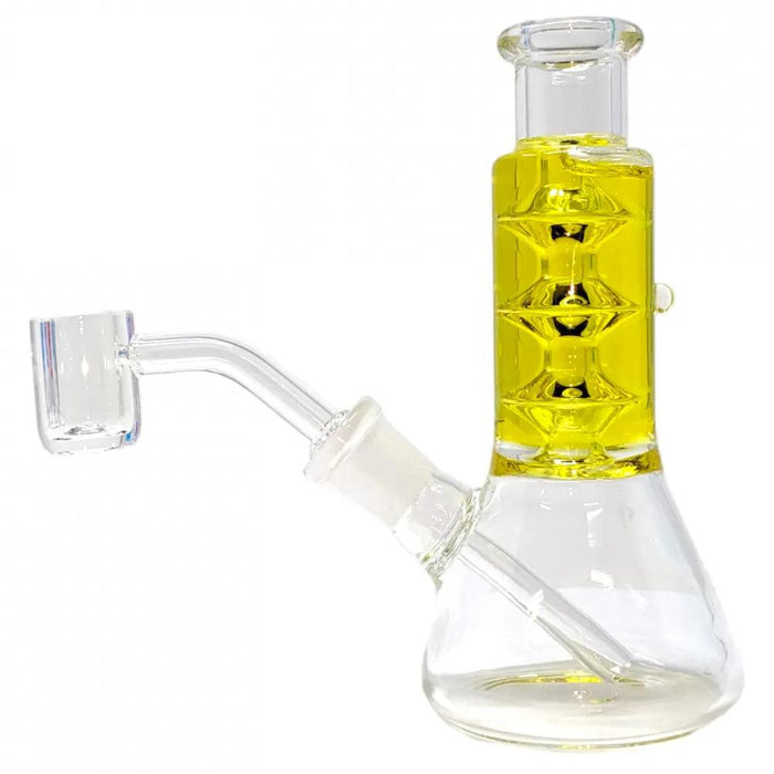 5.5" Glycerin Filled Mini Water Pipe W/ Banger