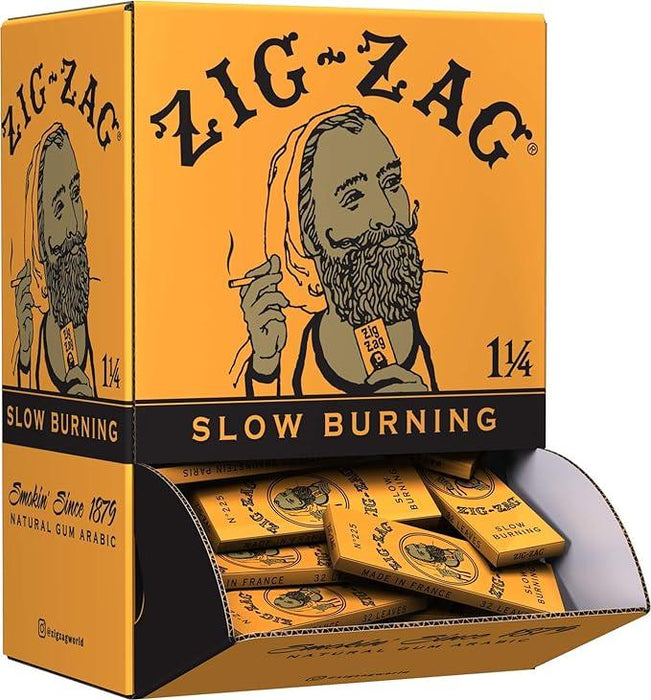 Zig-Zag Slow Burning French Orange Rolling Papers - 1 1/4 Size