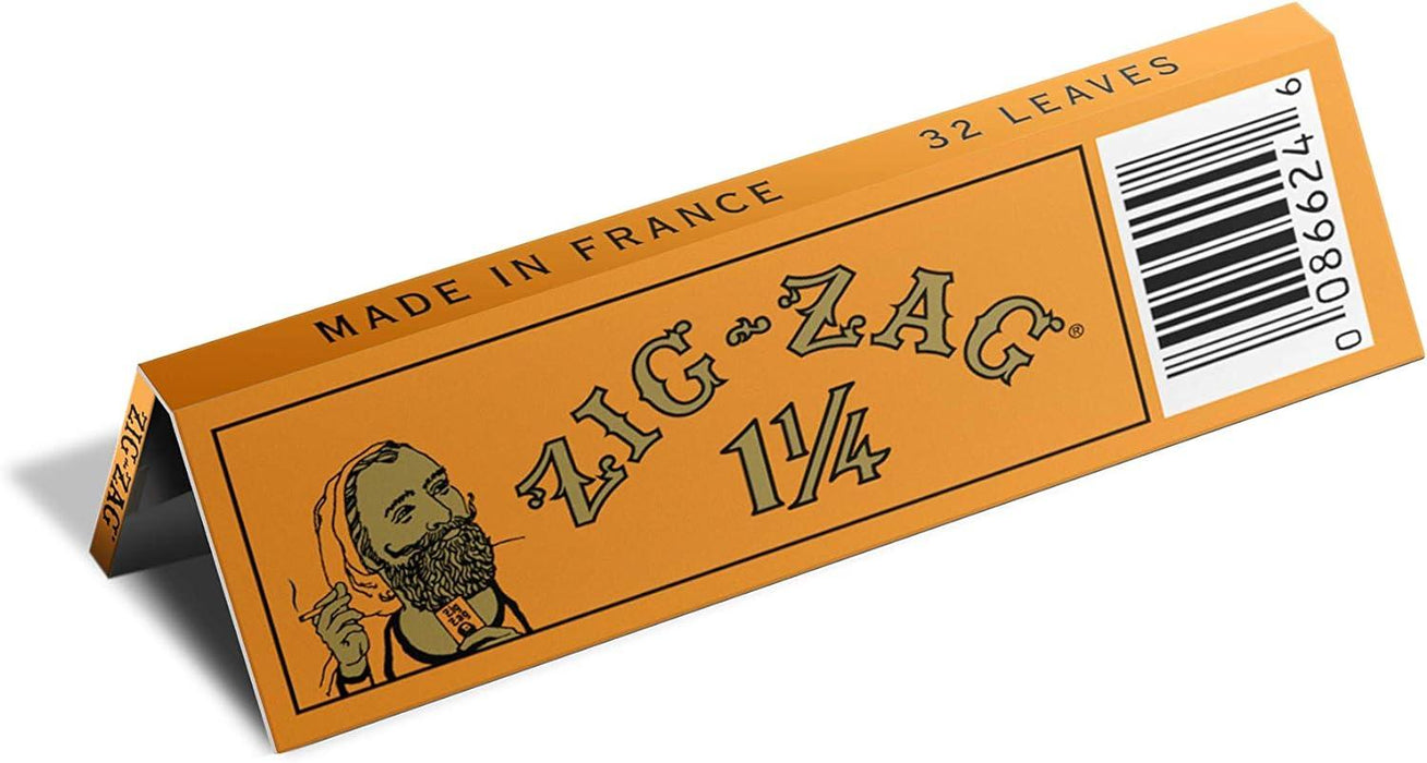 Zig-Zag Slow Burning French Orange Rolling Papers - 1 1/4 Size