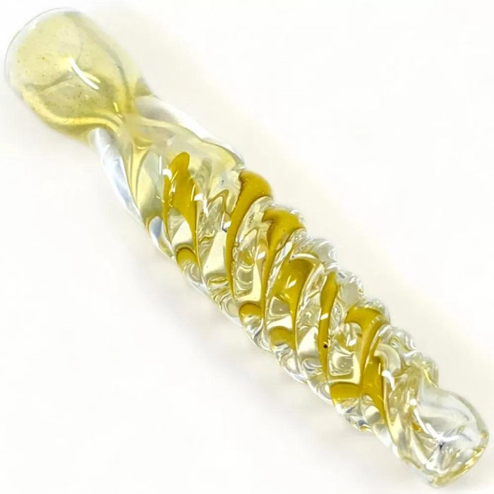 3" Vase of Lines Twist Chillum Hand Pipe