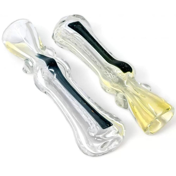 3" Twisted Line Art Dicro Chillum Hand Pipes