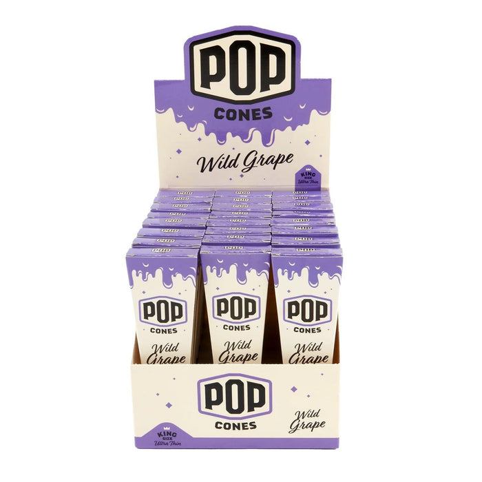 Pop Cones Ultra Thin King Size Cones - Pack of 3