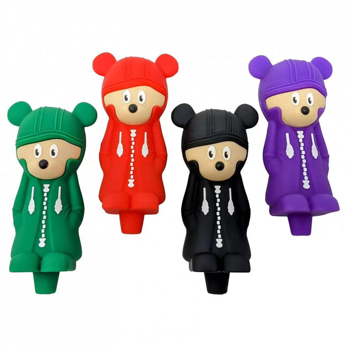 4.5" Snuggle Bear Silicone Hand Pipe