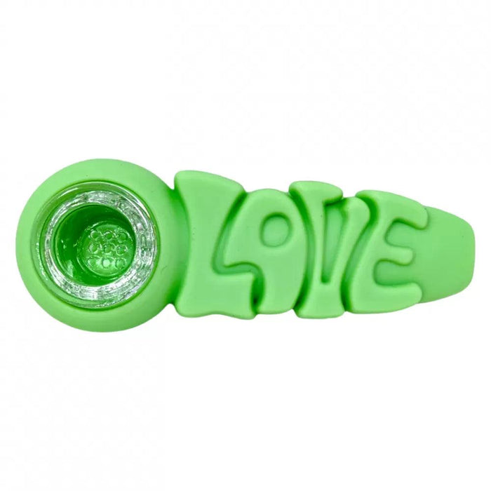 LOVE Silicone Hand Pipe - Durable & Fun