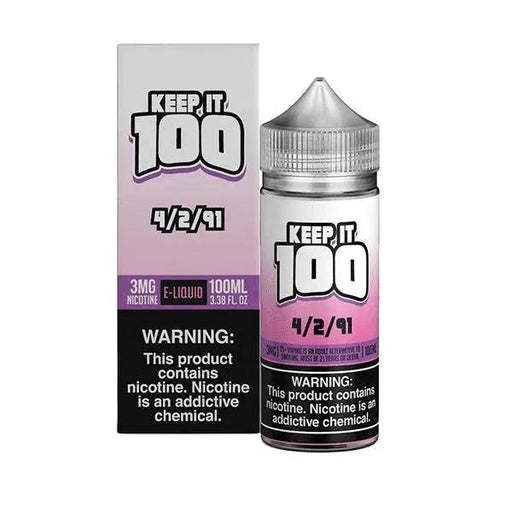 4/2/91 - Keep It 100 Synthetic 100mL Keep It 100