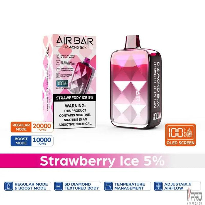 Air Bar Diamond Box Disposable 5% Air Bar