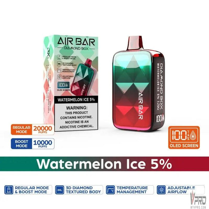 Air Bar Diamond Box Disposable 5% Air Bar