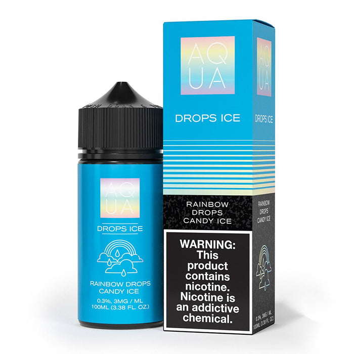 Drops Ice (Rainbow Drops Candy Ice) - Aqua E-Liquid 100mL