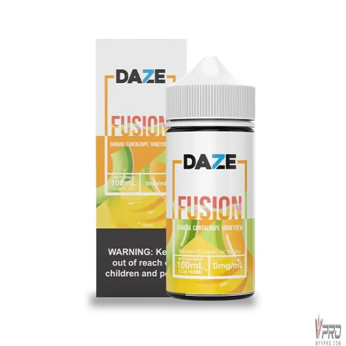 Banana Cantaloupe Honeydew - 7 Daze Fusion Synthetic 100mL 7Daze E-Liquid