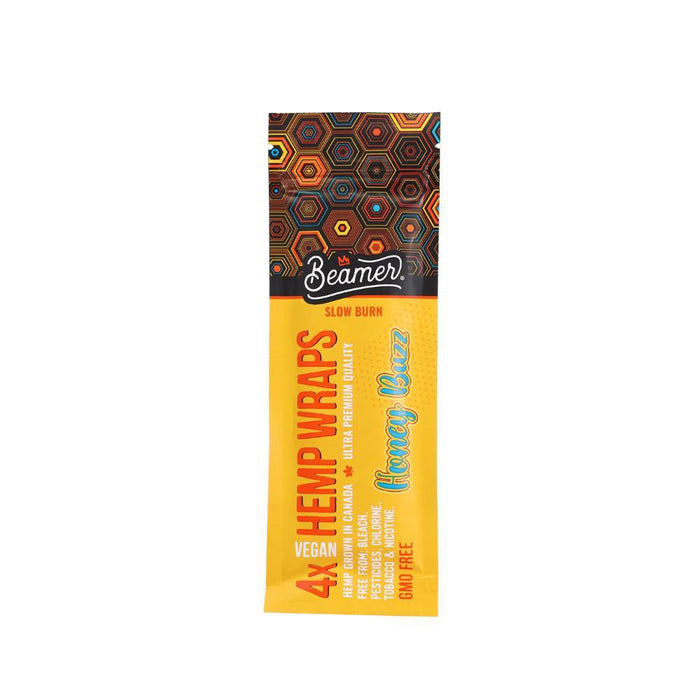 Beamer Hemp Wraps - Original, Organic/Vegan, Pack of 4