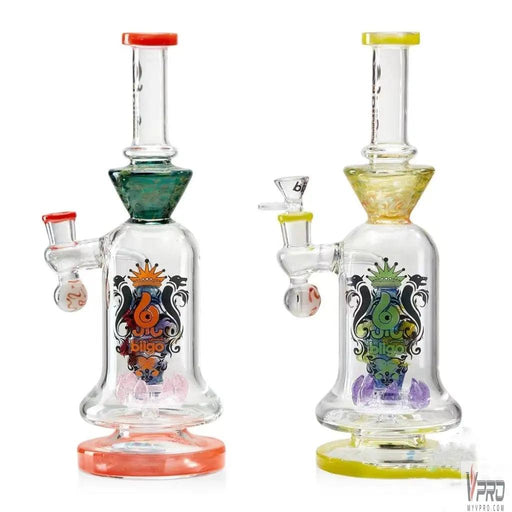 Biigo Glass Eye Ball On Matrix Perc Water Pipe - MyVpro