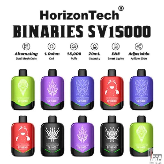 Binaries SV15000 Disposable 5% Horizon Tech