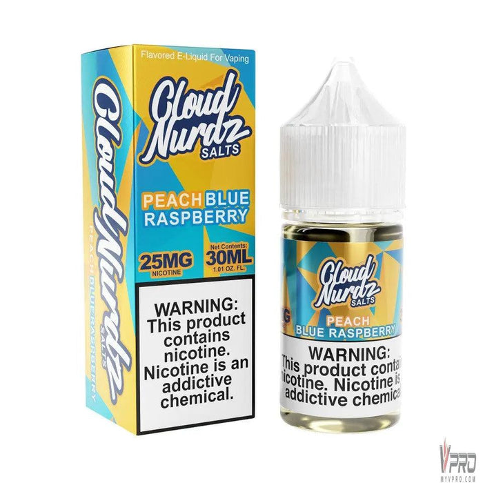 Blue Raspberry Peach - Cloud Nurdz Salts 30mL Cloud Nurdz E-Liquid